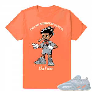 Inertia Yeezy 700 | Sneakerhead Pinocchio | Hyper Orange Shirt