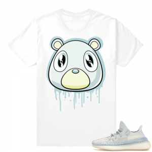 Yeezy Cloud White | Bear Drip | White Shirt