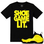 Wutang Foamposite shirts to match 'Shoe Game Lit' sneaker tees shirt Black