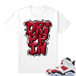 2021 Carmine Jordans Match White Drippin Bubble Drip