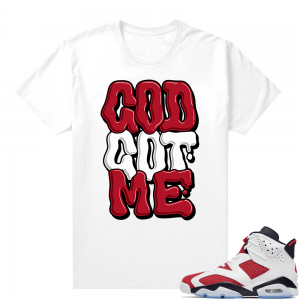 2021 Carmine Jordans Match White God Got Me Bubble Drip