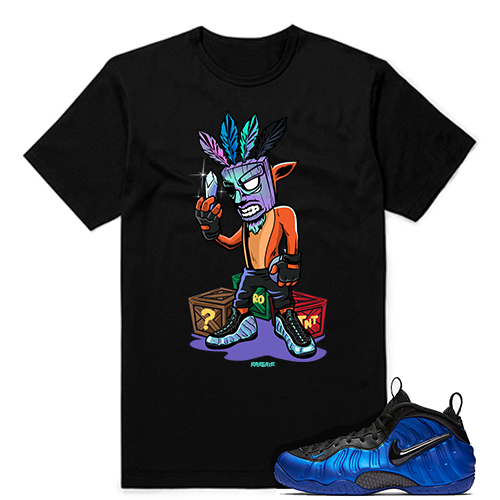 Abalone Foamposites Sneaker tees Crash Bandicoot