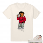 Air Jordan 11 Platinum Tint Pablo Bear | Light Cream shirt