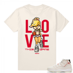 Air Jordan 11 Platinum Tint | Love this Game | Light Cream shirt