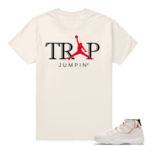 Air Jordan 11 Trap Jumpin shirt | Light Cream shirt