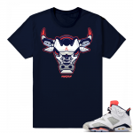 Air Jordan 6 retro Tinker | Rare Air Bull | Navy Shirt