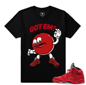 Air Jordan Retro 5 sneaker tees - Got Em - Black