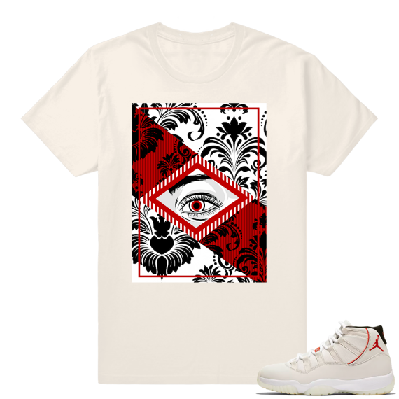 Air Jordan retro 11 t-shirts | Dxpe Eye | Light Cream shirt