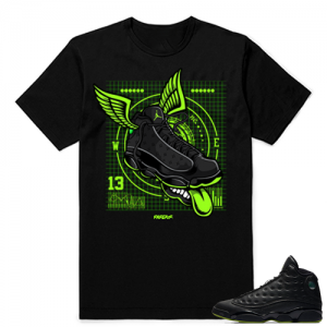 Altitude 13 Sneaker tees Black Fly Kicks