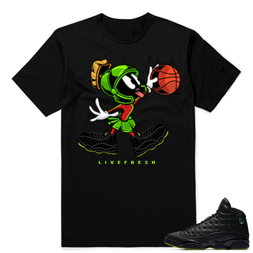 Altitude 13 Sneaker tees Black Live Fresh Martian