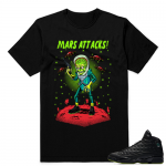 Altitude 13 Sneaker tees Black Mars Attack