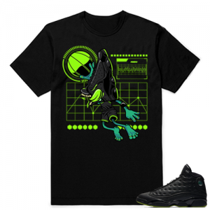 Altitude 13 Sneaker tees Black Sneakerhead Air 13s