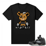 Anthracite 5s sneaker tee black Teddy