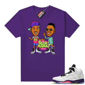 Bel-Air 5s Alternate shirts - Purple - Will and Jazz