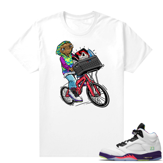 Bel-Air 5s Alternate sneaker tees - White - ET Kicks