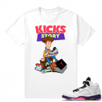 Bel-Air 5s Alternate sneaker tees - White - Kicks Story