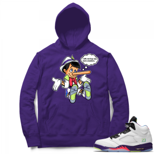 Bel Air 5s Sneaker Hoodie - Purple - No More Sneakers