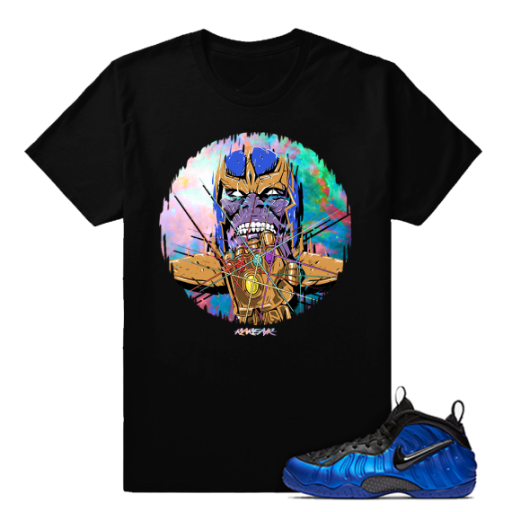 Big Bang Foamposites  Tees Black Thanos Rare Air