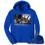 Blue Suede 5 Hoody 'Liberty Fallen' - Royal Hoodie