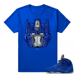 Blue Suede 5s  Tees 'Optimus 5s' T-Shirt Royal