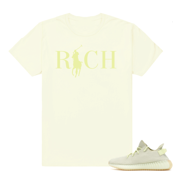 Butter Yeezy Boost match tee  Country Club Rich  Butter Tee