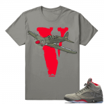 Camo 5s ing shirts - Fighter Plane 5s - Olive