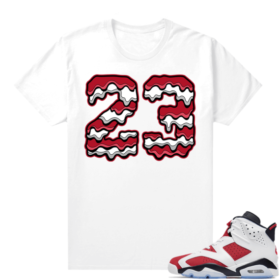 Carmine Jordans Match White 23 Drip