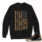 Animal Instinct 3s Crewneck Sweater - Cheetah Flag