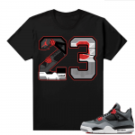 Jordan 4 Infrared Shirts - Black 23