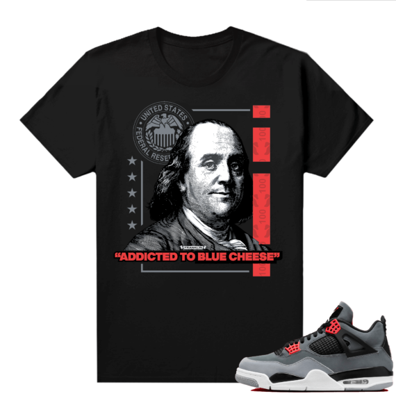 Jordan 4 Infrared Shirts - Black Addicted