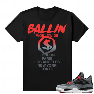 Jordan 4 Infrared Shirts - Black Ballin Worldwide