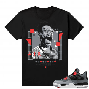 Jordan 4 Infrared Shirts - Black Buggin