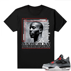 Jordan 4 Infrared Shirts - Black DMX