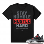 Jordan 4 Infrared Shirts - Black Humble