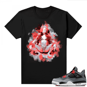 Jordan 4 Infrared Shirts - Black Lil Kim