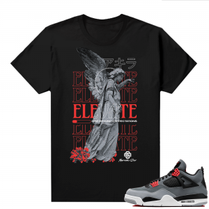 Jordan 4 Infrared Shirts - Black Marcello Gior Elevate