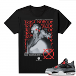 Jordan 4 Infrared Shirts - Black Marcello Gior Garden