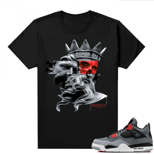 Jordan 4 Infrared Shirts - Black Marcello Gior Greek Skull