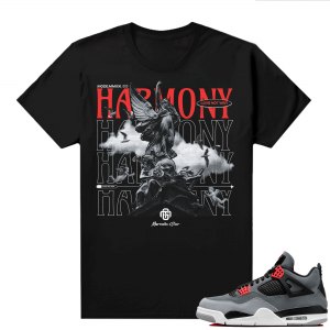 Jordan 4 Infrared Shirts - Black Marcello Gior Harmony