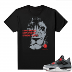 Jordan 4 Infrared Shirts - Black Marcello Gior Lions