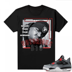 Jordan 4 Infrared Shirts - Black Notorious