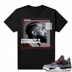 Jordan 4 Infrared Shirts - Black Ownership