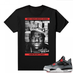 Jordan 4 Infrared Shirts - Black TopRank Biggie