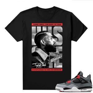 Jordan 4 Infrared Shirts - Black TopRank Hussle