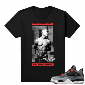 Jordan 4 Infrared Shirts - Black TopRank Realest