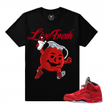 Air Jordan Retro 5 sneaker tees - Live Fresh Kool Aid Man - Black