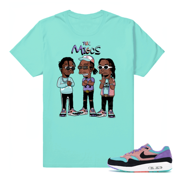 Air Max 1 Have A Nike Day | The Migos | Island Green Shirt