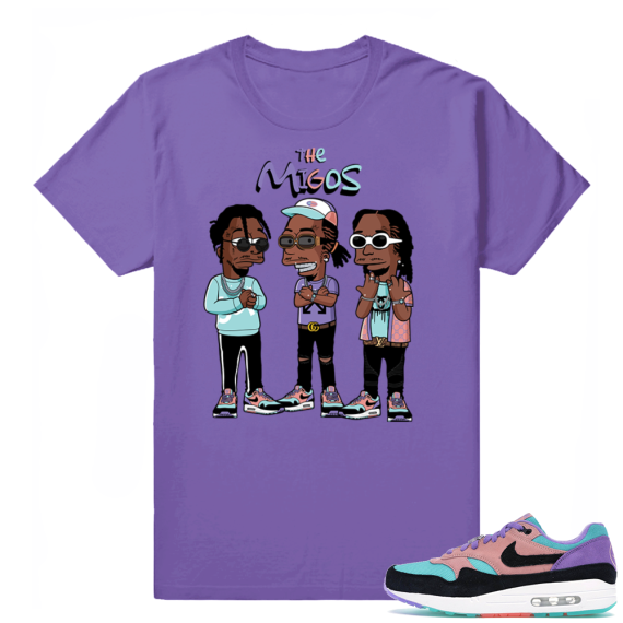 Air Max 1 Have A Nike Day | The Migos | Purple Shirt