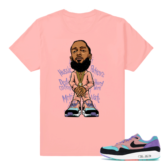 Air Max 1 Have A Nike Day | Nipsey Hussle | Light Pink Shirt