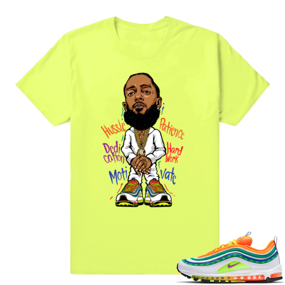 Air Max 97 London Summer of Love | Nipsey Hussle | Volt Shirt